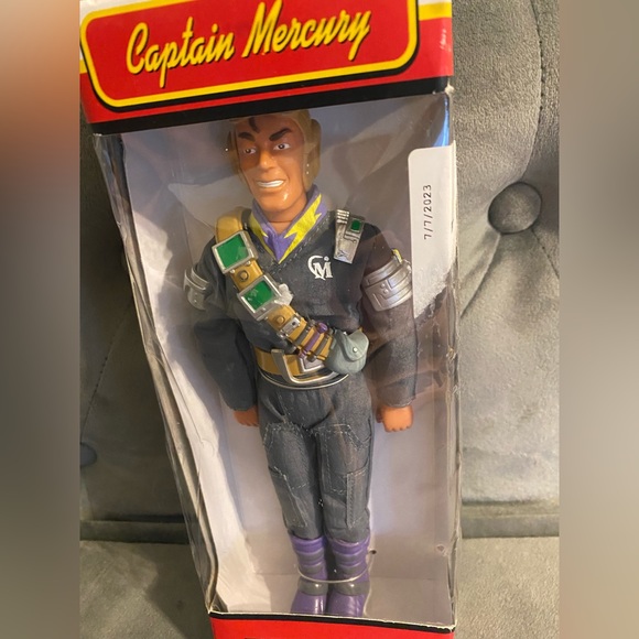 Captain Mercury Action Figure 8" Produced Exclusively For Jack Nadel - Picture 2 of 8